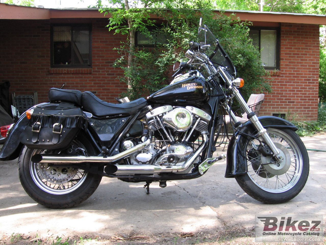 Big  fxr 1340 super glide ii picture and wallpaper from Bikez.com